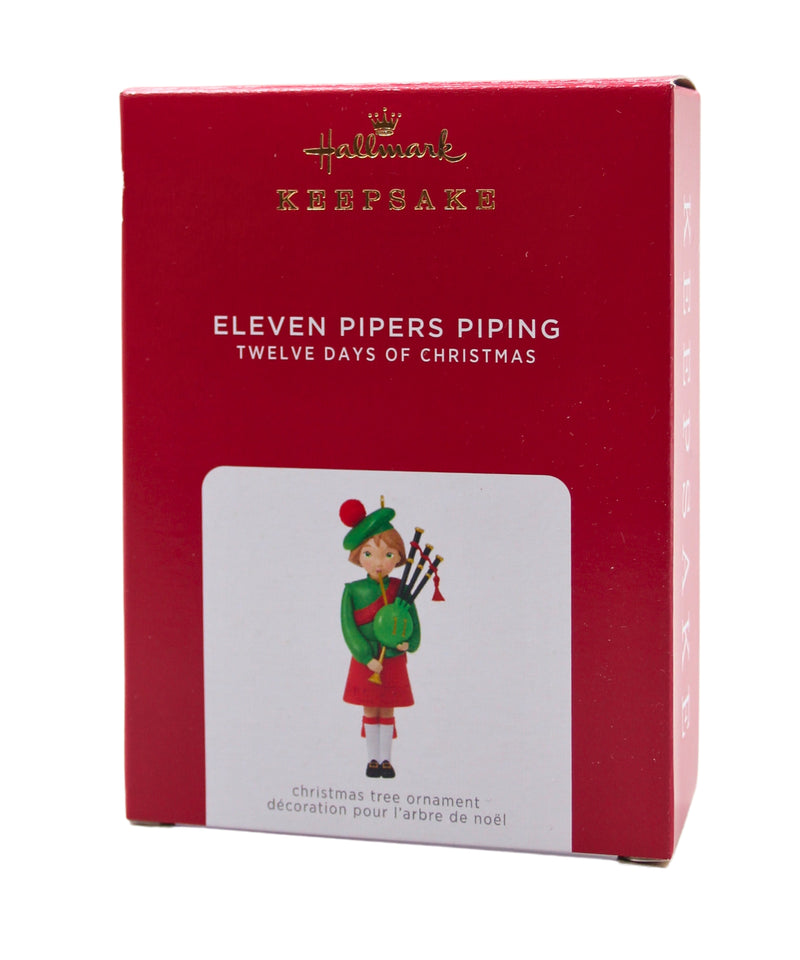 Hallmark Ornament: 2021 Eleven Pipers Piping | QXR9125 | 12 Days of Christmas