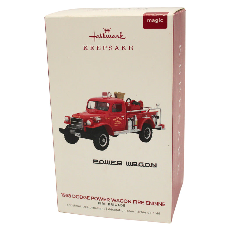 Hallmark Ornament: 2019 Dodge Power Wagon Fire Engine - 1958 | QXR9149