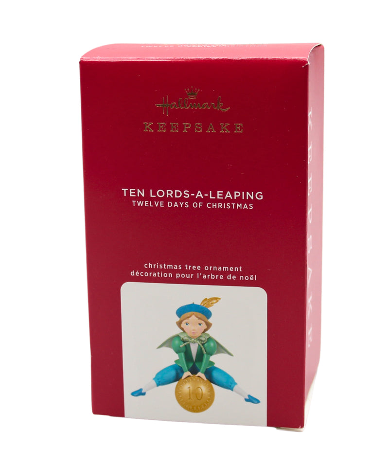 Hallmark Ornament: 2020 Ten Lords a-Leaping | QXR9314 | 12 Days of Christmas