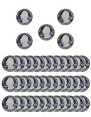 2000 - 2018 S Quarter Cameo Proof Roll 90% Silver (40 Coins) Random Mix