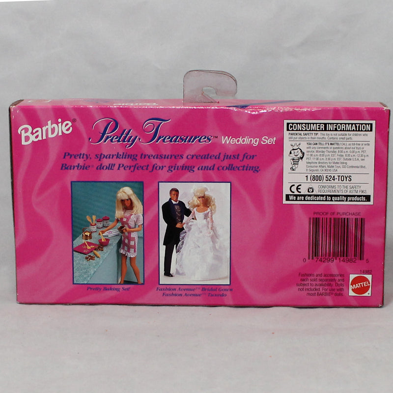 Barbie Bridal Fashions - Set of 2 - with Barbie Pretty Teasure Wedding