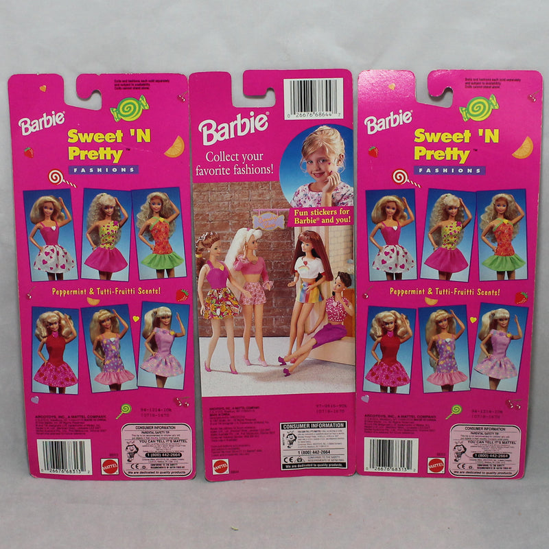 Barbie Sweet 'N Pretty Fashions & Barbie Sweet Scents Fashions - 3 sets
