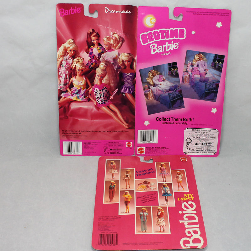Barbie Dreamwear, Barbie Bedtime, & My First Barbiet - 3 Sets