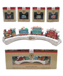 Set of 5 Claus & Co R.R. Hallmark Ornaments | 1991 | Full Set