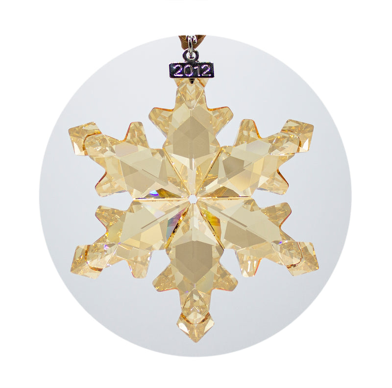 Swarovski Ornament: 1139970 SCS Christmas Snowflake - 2012