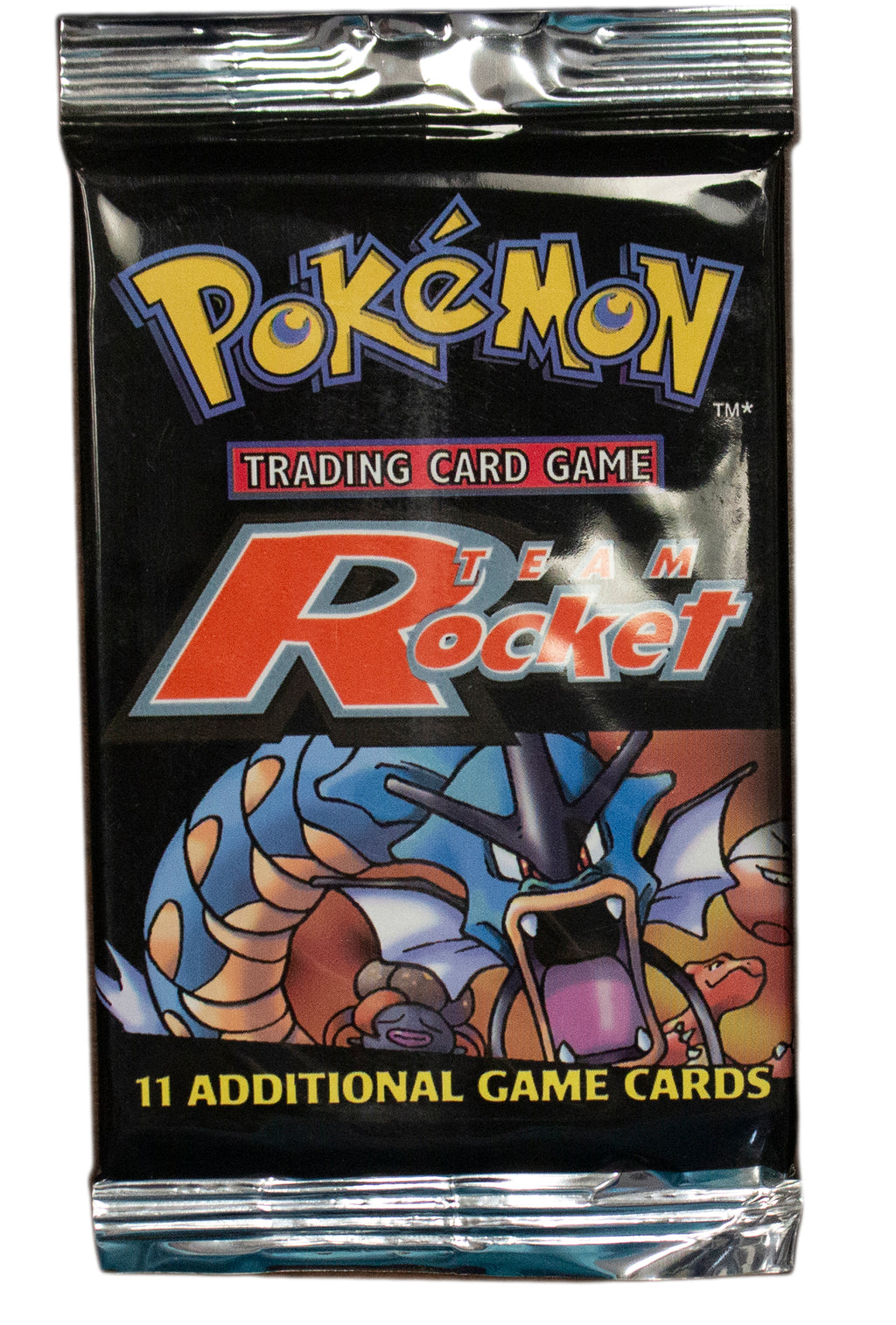 Pokemon: Factory Sealed Team Rocket Booster Pack - Gyarados Art Pokemon: Factory Sealed Team Rocket Booster Pack - Gyarados Art