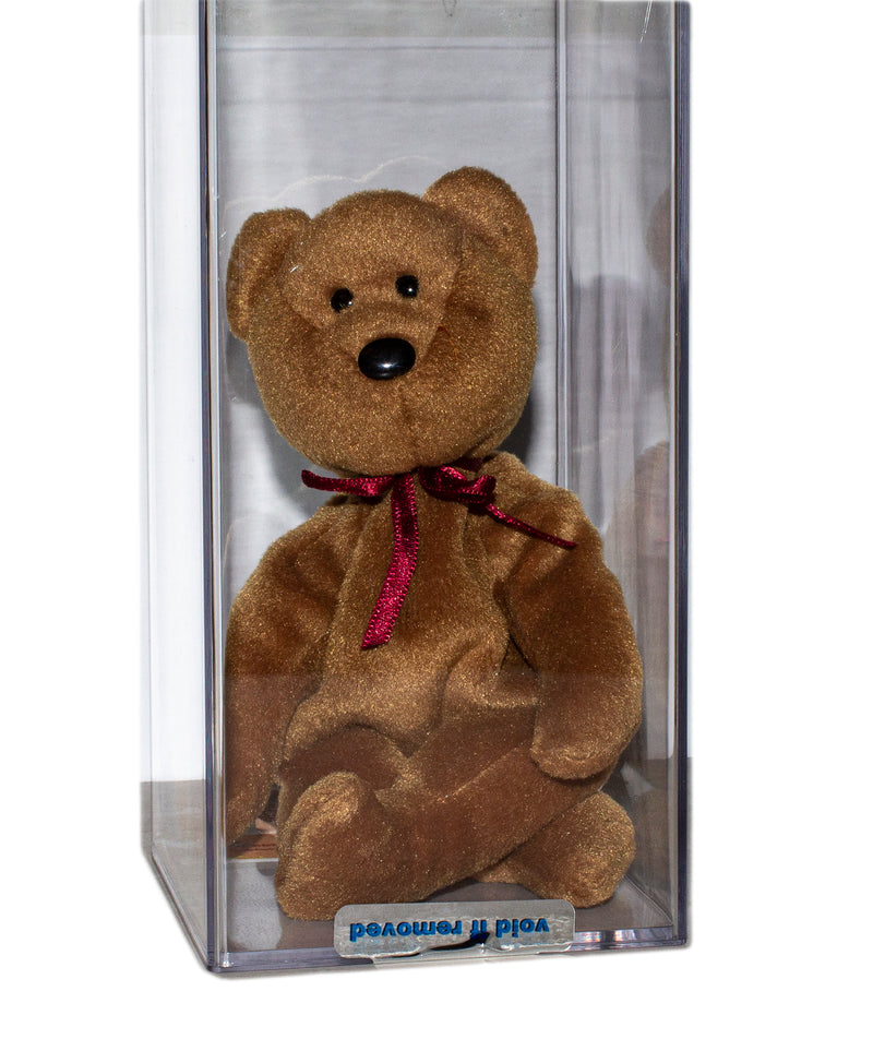 Authenticated Beanie Baby: New Face Teddy - Brown