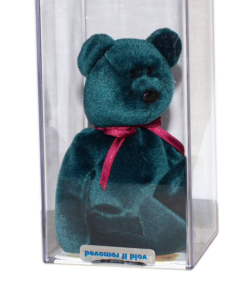 Authenticated Beanie Baby: New Face Teddy - Jade