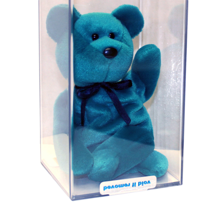 Authenticated Beanie Baby: New Face Teddy - Teal