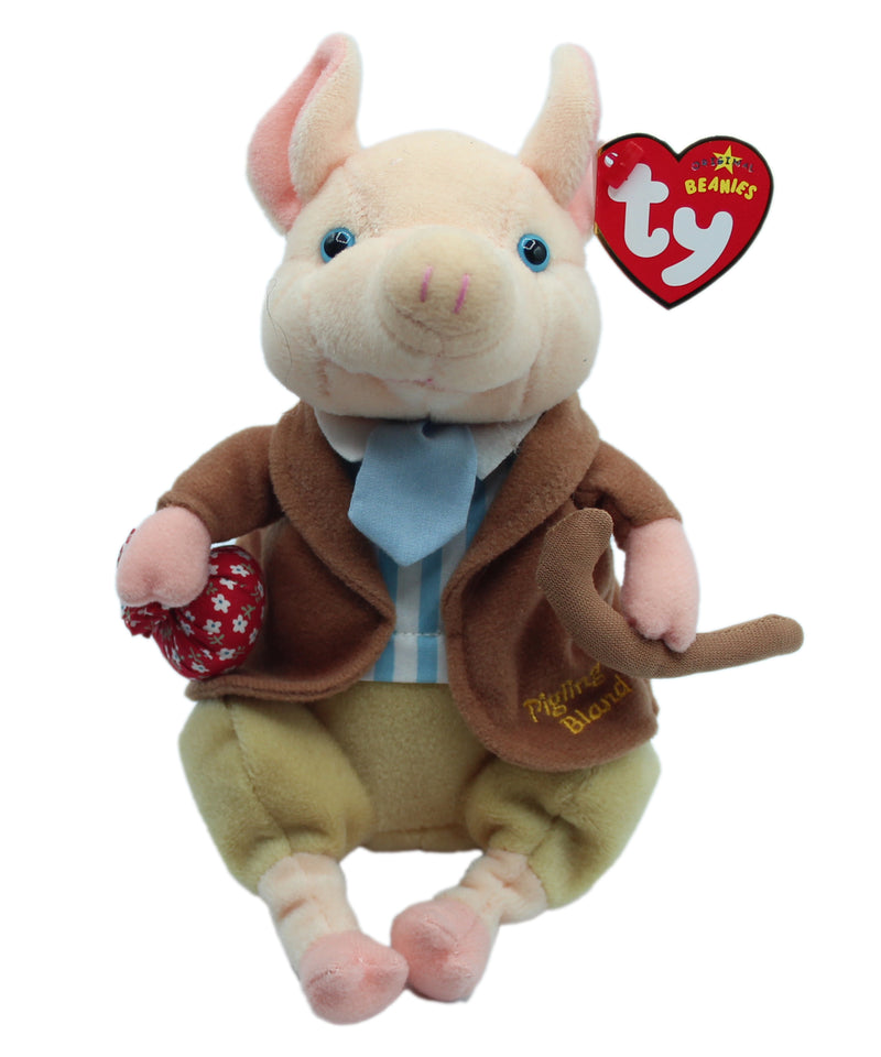Ty Beanie Baby: The Tale of Pigling Bland - Gold Lettering