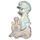 Precious Moments Figurine: b0007 All Aboard for Birthday Club Fun | Birthday Club