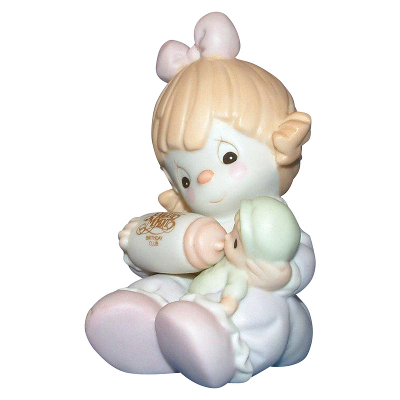 Precious Moments Figurine: b0109 Can't Get Enough of Our Club | Birthday Club Charter Member