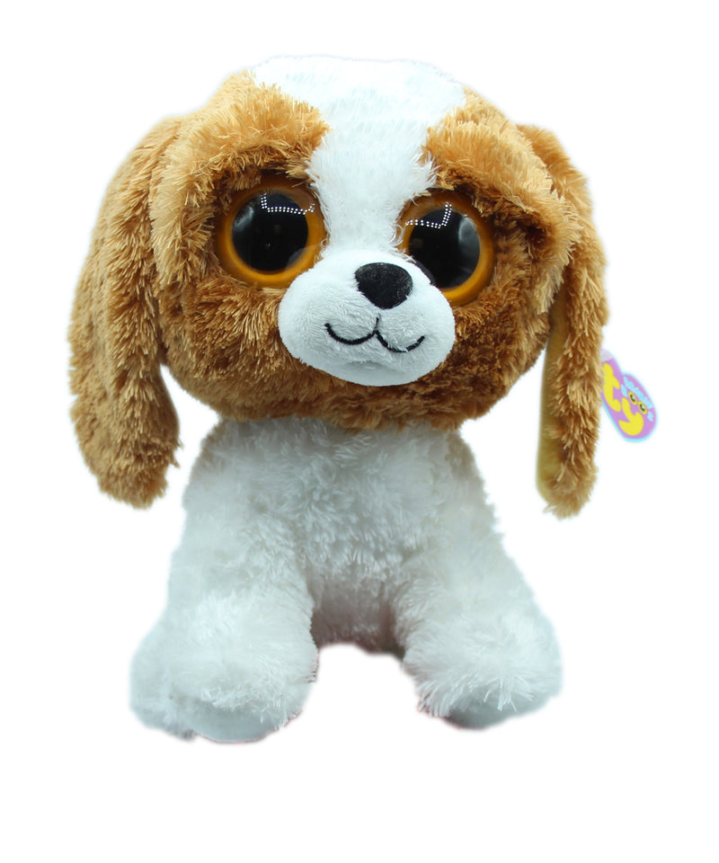 Ty Beanie Boo: Cookie the Dog - Solid Eyes, Medium Size