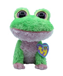Ty Beanie Boo: Kiwi the Frog - Solid Eyes, Regular Size