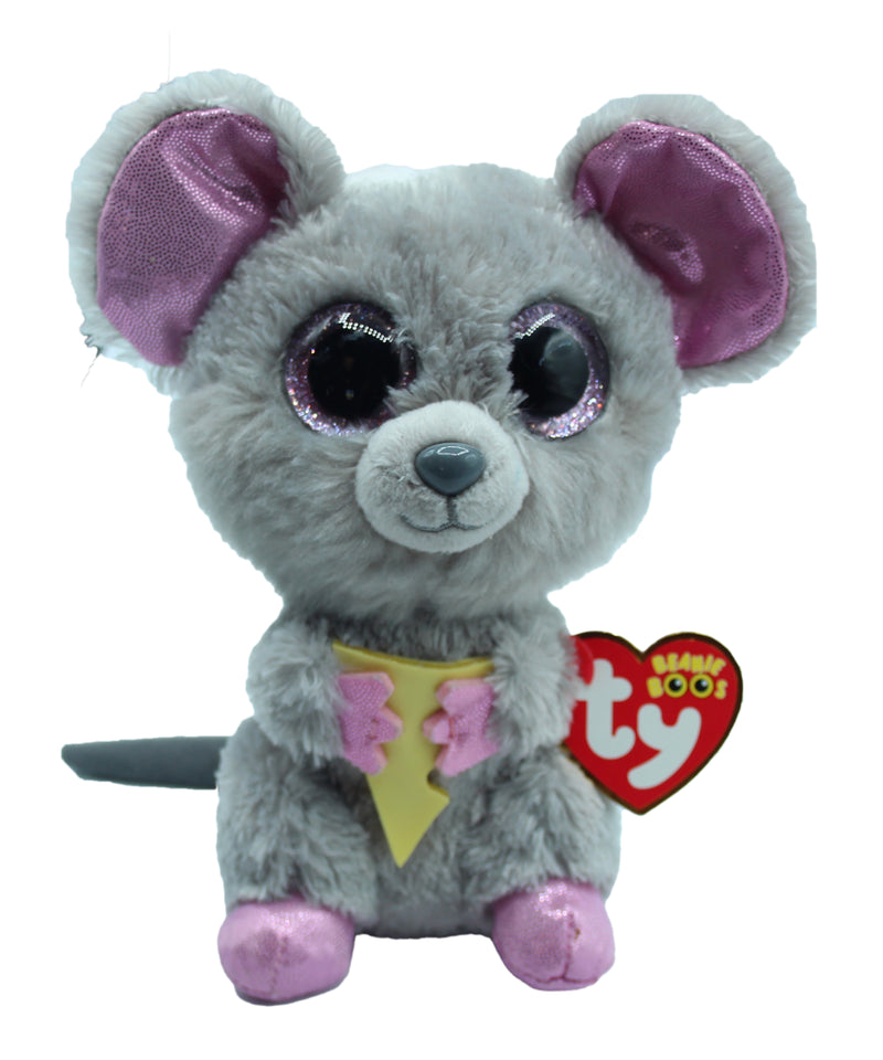 Ty Beanie Boo: Squeaker the Mouse - Glitter Eyes, Regular Size