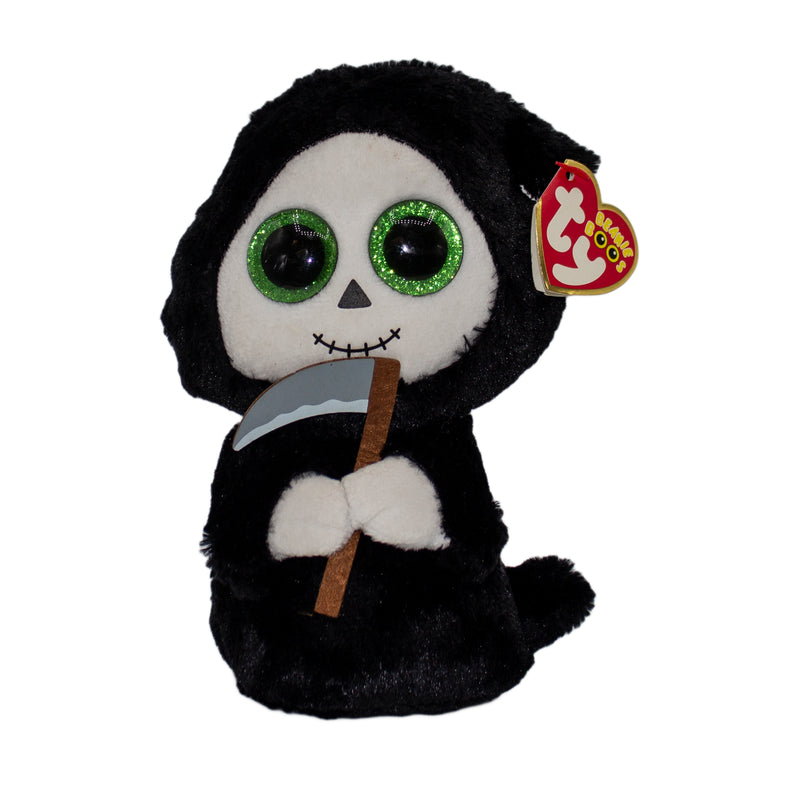 Ty Beanie Boo: Grimm the Ghost - Glitter Eyes, Regular Size