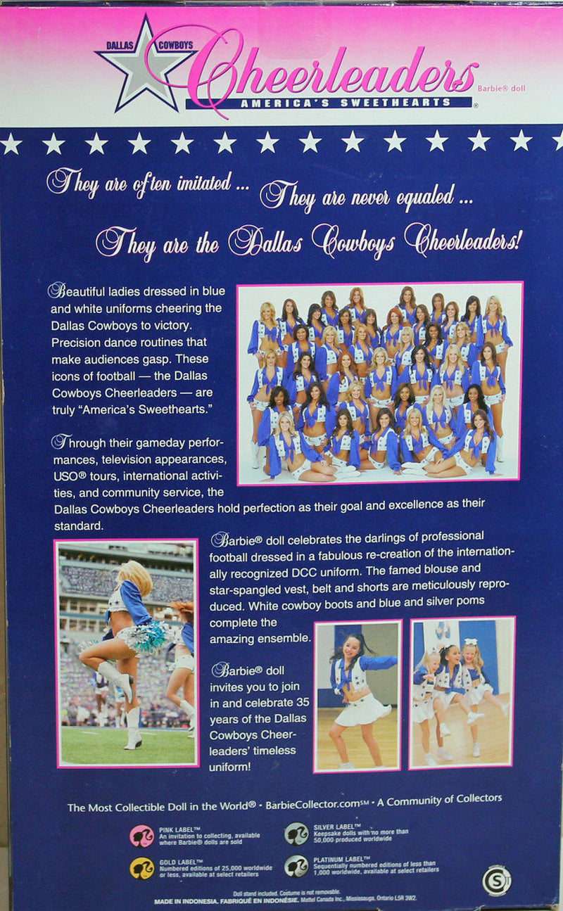 2007 Dallas Cowboys Cheerleaders Barbie (M2316)
