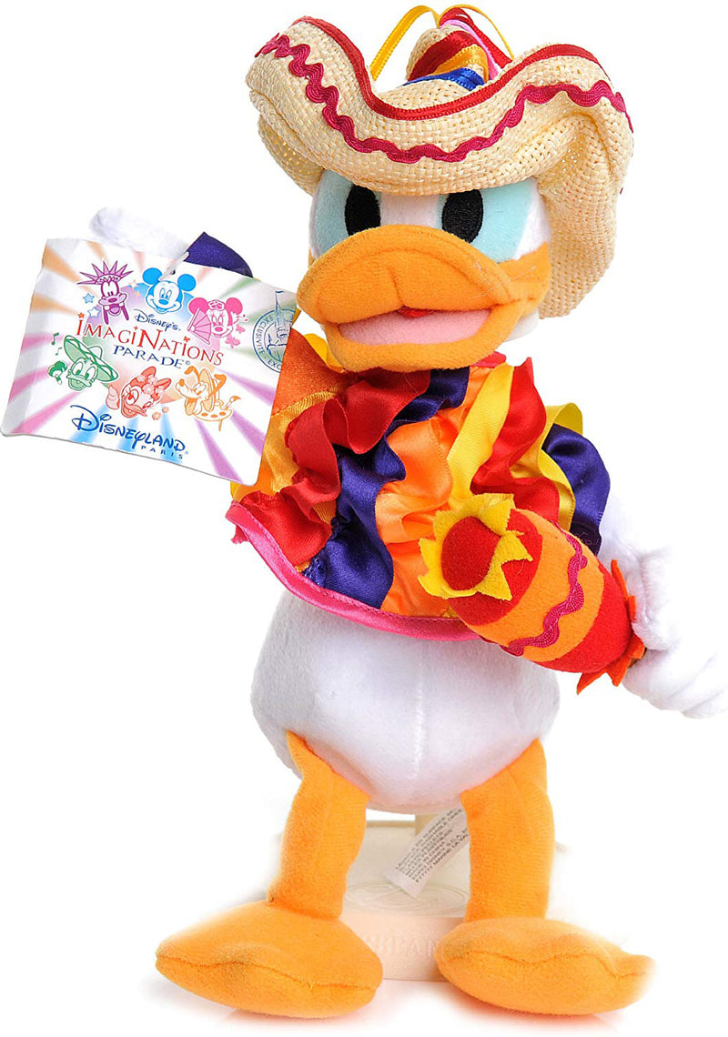 Disney Plush: Donald Duck with a Sombrero and Maraca