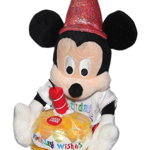 Disney Plush: Happy Birthday Mickey Mouse- With Sound