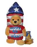Disney Plush: 4th of July Pooh Bear