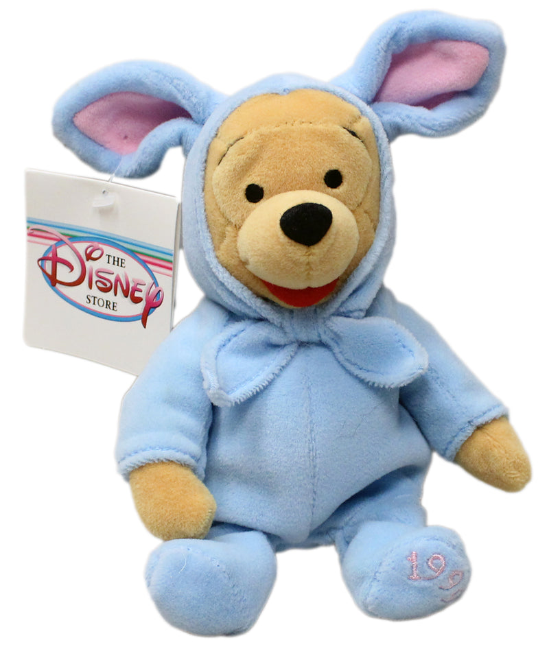 Disney Plush: Pooh Bear as a Blue Bunny