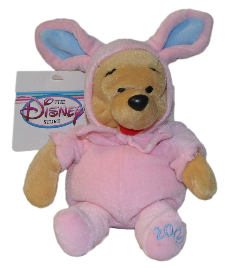 Disney Plush: Pooh Bear as a Pink Bunny