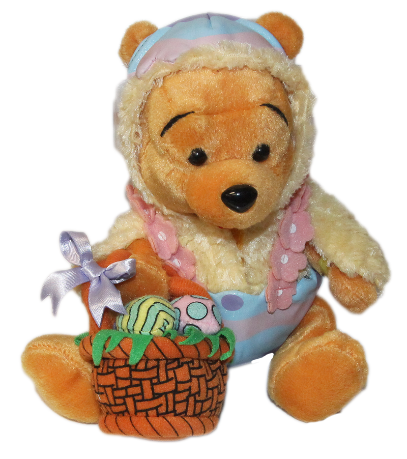 Disney Plush: Pooh Bear- Easter Basket