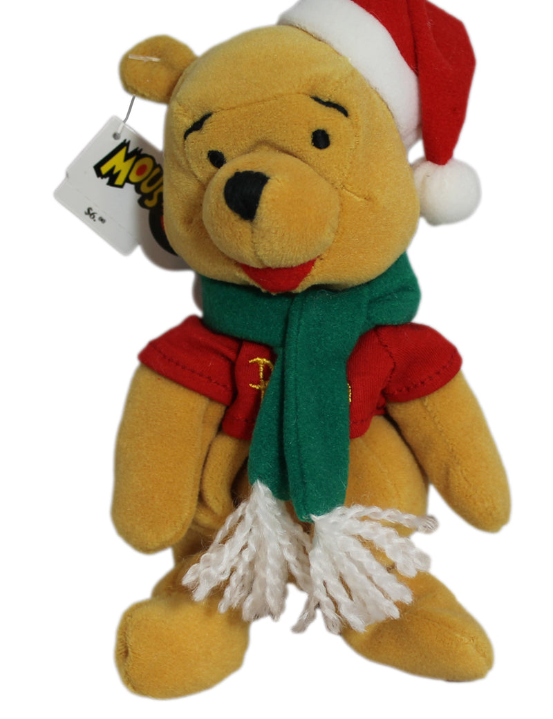 Disney Plush: Pooh Bear with Santa Hat