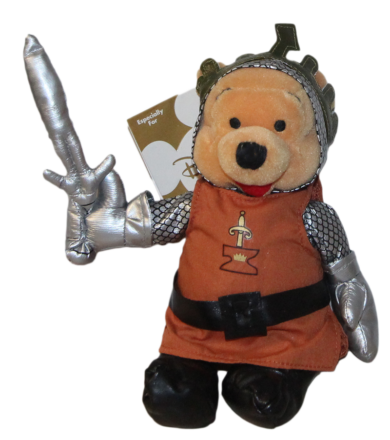 Disney Plush: Pooh Bear as King Arthur