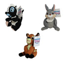 Disney Plush: Bambi, Thumper, and Flower - Set of Three