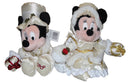 Disney Plush: Mickey & Minnie Celebrate Christmas 2000 - Set of Two