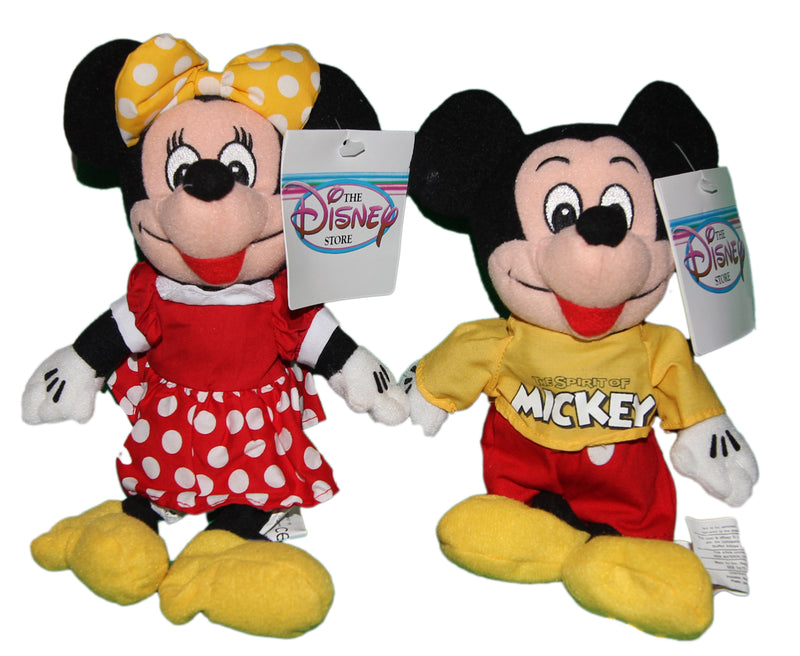 Disney Plush: Mickey & Minnie Spirit of Mickey - Set of Two