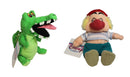 Disney Plush: Peter Pan's Smee and Crock - Set of Two