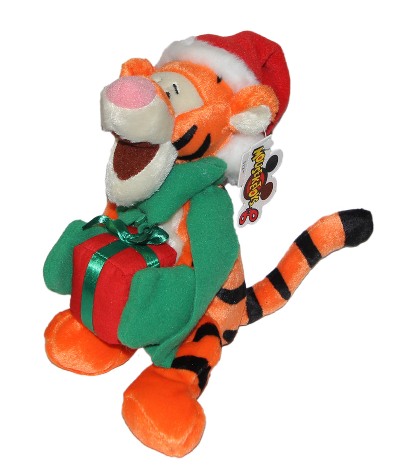 Disney Plush: Santa Tigger with Gift