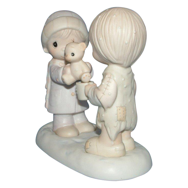 Precious Moments Figurine: E-0504 Christmastime is for Sharing