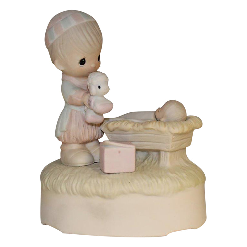 Precious Moments Figurine: E-2806 Christmas is a Time to Share | Away in a Manger