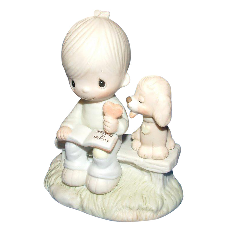 Precious Moments Figurine: E-3110B Loving is Sharing