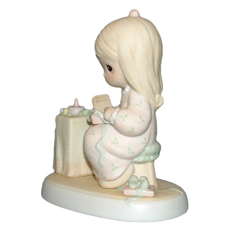 Precious Moments Figurine: E5376 May Your Christmas Be Blessed