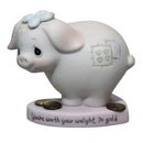 Precious Moments Figurine: E-9282B You're Worth Your Weight in Gold