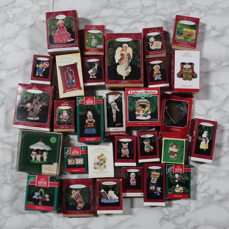 Hallmark Ornament Mystery Box - Random Lot of 75 Ornaments with boxes