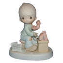 Precious Moments Figurine: PM811 Hello, Lord, It's Me Again