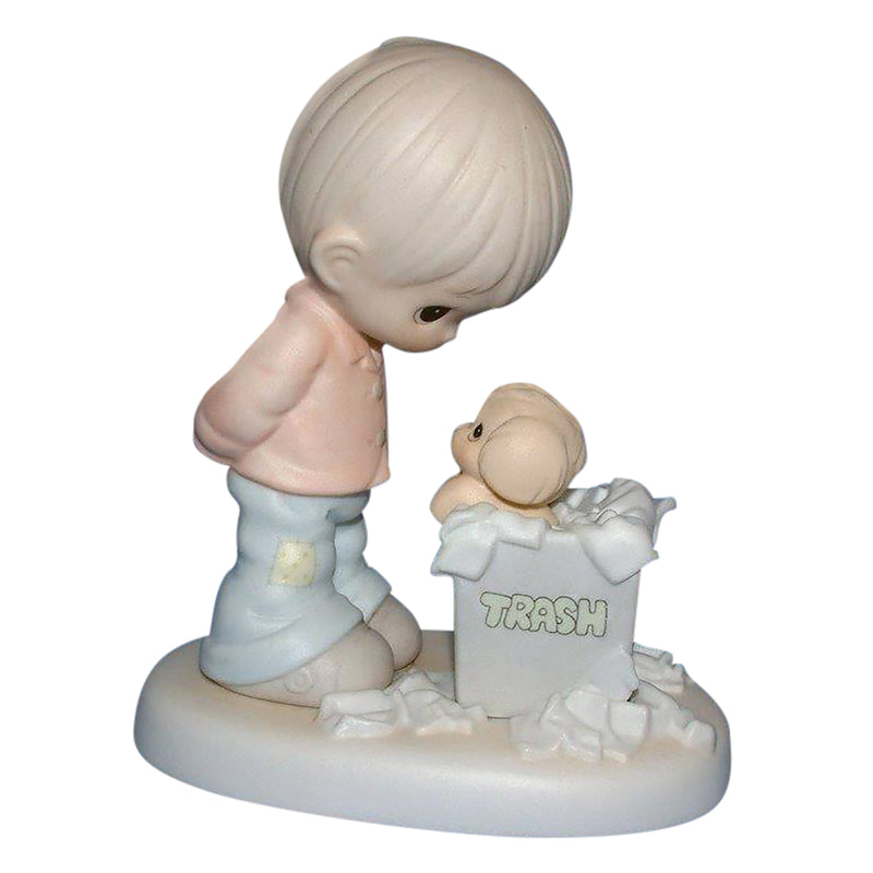 Precious Moments Figurine: PM882 You Just Cannot Chuck a Good Friendship