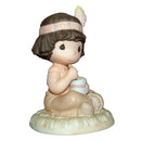 Precious Moments Figurine: PM912 Lord Keep Me in Teepee Top Shape