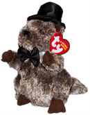 Ty Beanie Baby: Punxsutawney Phil 2008 the Groundhog