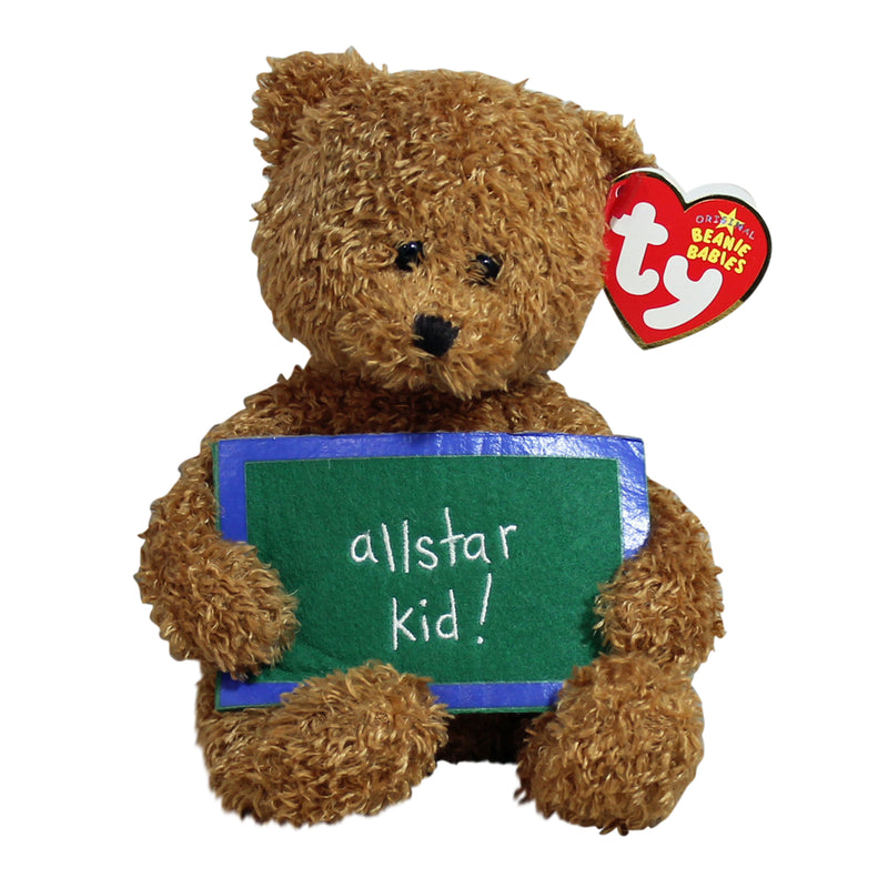 Ty Beanie Baby: School Rocks the Bear - Allstar Kid!