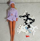 Barbie Case Stuffed with Dolls, Outfits & Accesories