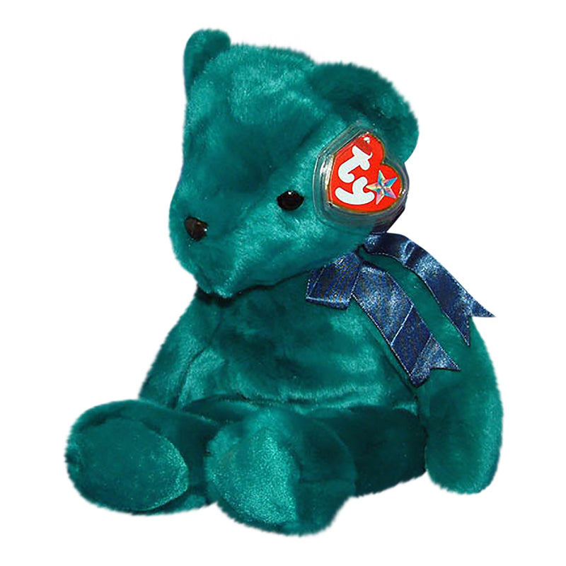 Ty Buddy: Teddy the Old Faced Teal Bear