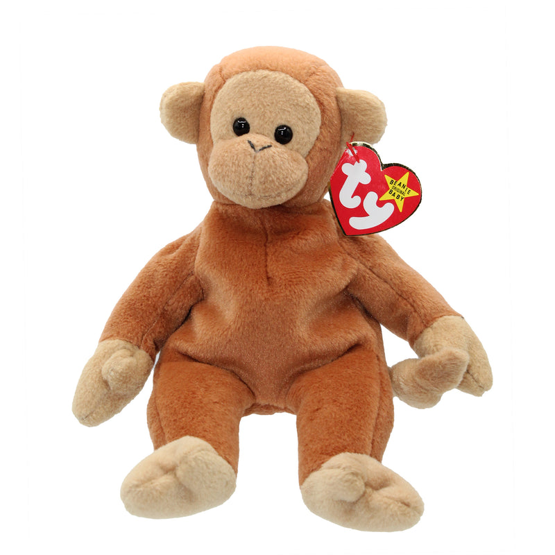 Ty Beanie Baby: Bongo the Monkey - Tan Tail