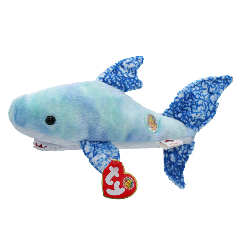 Ty Beanie Baby: Chompers the Shark BBOM August 2004