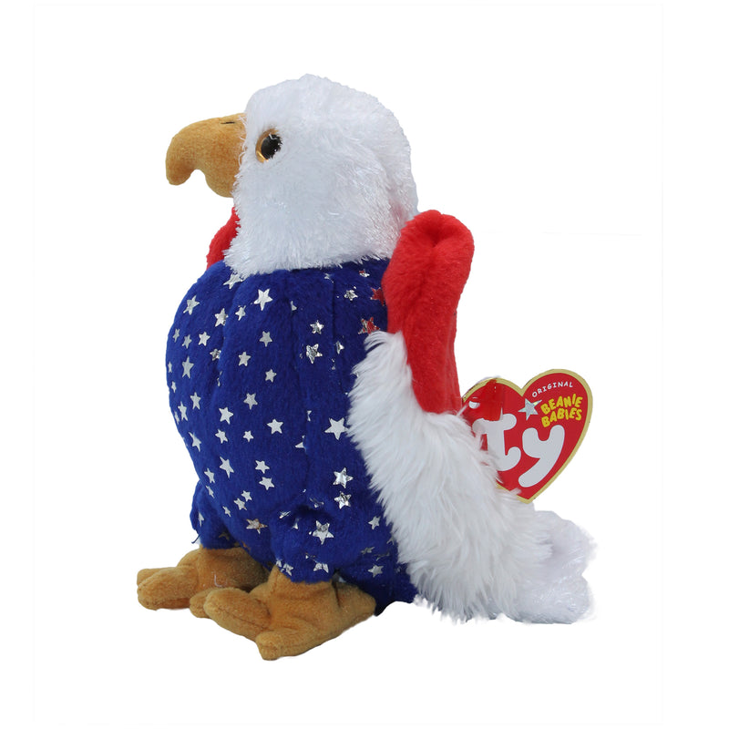 Ty Beanie Baby: Free the Eagle - Blue Chest